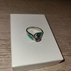 Amethyst Stone Ring made in Mexico